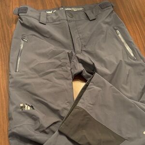 Helly Hansen Charcoal Ski Pants. Men's Legendary Insulated Ski Pant